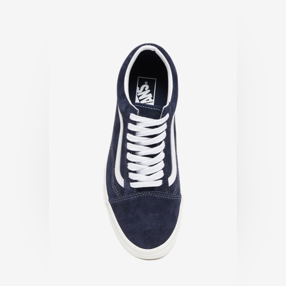 Vans Old Skool Pig Suede Unisex Sneakers -Parisian Night/White; Size 6.5 & 7.0M - Picture 2 of 11